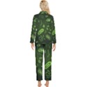 Bacteria-virus-seamless-pattern-inversion Womens  Long Sleeve Velvet Pocket Pajamas Set View2