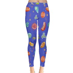 Virus-seamless-pattern Inside Out Leggings by Salman4z