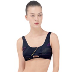 Gradient-geometric-shapes-dark-background The Little Details Bikini Top by Salman4z