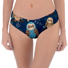 Seamless-pattern-owls-dreaming Reversible Classic Bikini Bottoms by Salman4z