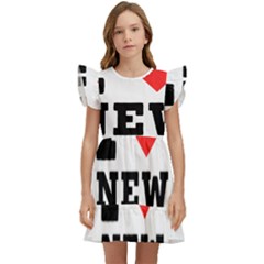 I Love New Moon Kids  Winged Sleeve Dress by ilovewhateva