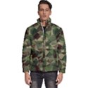 Abstract-vector-military-camouflage-background Men s Puffer Bubble Jacket Coat View1