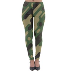 Camouflage-pattern-background Lightweight Velour Leggings by Salman4z