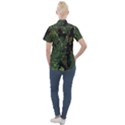 Military Background Grunge Women s Short Sleeve Pocket Shirt View2