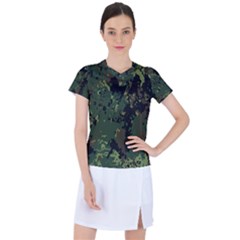 Military Background Grunge Women s Sports Top by pakminggu