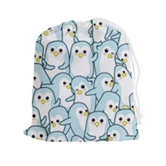 Penguins Pattern Drawstring Pouch (2xl) by pakminggu