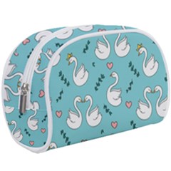 Elegant Swan Pattern Design Make Up Case (large) by pakminggu