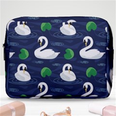 Swan Pattern Elegant Design Make Up Pouch (large) by pakminggu