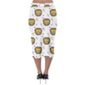 Lion Heads Pattern Design Doodle Midi Pencil Skirt View2