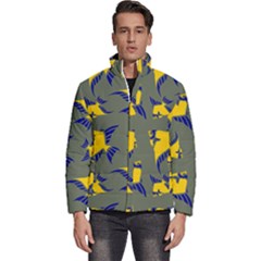 Background Pattern Texture Design Wallpaper Men s Puffer Bubble Jacket Coat by pakminggu