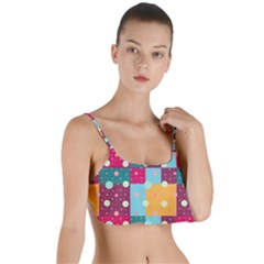 Background Pattern Texture Design Dots Wallpaper Layered Top Bikini Top  by pakminggu