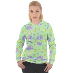 Elephant Sleeping Elephants Background Women s Overhead Hoodie by pakminggu