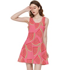 Watermelon Background Watermelon Wallpaper Inside Out Racerback Dress by pakminggu