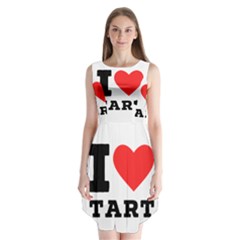 I Love Tart Sleeveless Chiffon Dress   by ilovewhateva