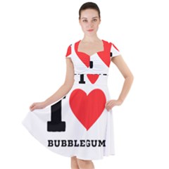 I Love Bubblegum Cap Sleeve Midi Dress by ilovewhateva