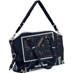 Remote Work Work From Home Online Work Canvas Crossbody Bag by pakminggu