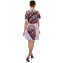 Brain Think Neurons Circuit Short Sleeve Shoulder Cut Out Dress  View2