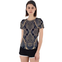 Brain Technology Data Digital Back Cut Out Sport Tee by pakminggu