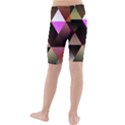 Abstract Geometric Triangles Shapes Kids  Mid Length Swim Shorts View2