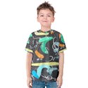 Repetition Seamless Child Sketch Kids  Cotton Tee View1