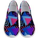 Memphis Pattern Geometric Abstract Men s Lightweight Slip Ons View1