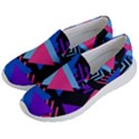 Memphis Pattern Geometric Abstract Men s Lightweight Slip Ons View2