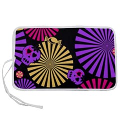 Seamless Halloween Day Of The Dead Pen Storage Case (s) by danenraven