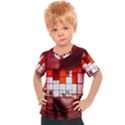 Pattern Structure Light Patterns Kids  Sports Tee View1