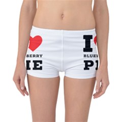 I Love Blueberry Reversible Boyleg Bikini Bottoms by ilovewhateva