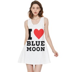 I Love Blue Moon Inside Out Reversible Sleeveless Dress by ilovewhateva