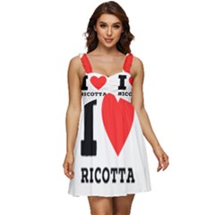 I Love Ricotta Ruffle Strap Babydoll Chiffon Dress by ilovewhateva