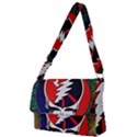 Grateful Dead Pattern Full Print Messenger Bag (S) View1