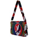 Grateful Dead Pattern Full Print Messenger Bag (L) View2