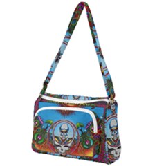 Grateful Dead Wallpapers Front Pocket Crossbody Bag by Mog4mog4