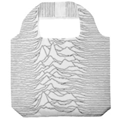 Joy Division Unknown Pleasures Post Punk Foldable Grocery Recycle Bag by Mog4mog4