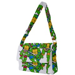 Teenage Mutant Ninja Turtles Full Print Messenger Bag (l) by Mog4mog4