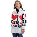 I love red bean Kids  Hooded Longline Puffer Jacket View3