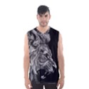 Roar Angry Male Lion Black Men s Basketball Tank Top View1