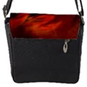 Fire Lion Flames Light Mystical Dangerous Wild Flap Closure Messenger Bag (S) View1