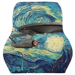 Star Starship The Starry Night Van Gogh Car Seat Back Cushion  by Mog4mog4