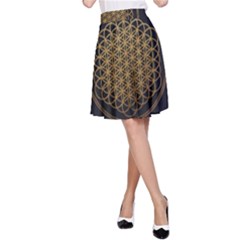 Horizon Sempiternal Bring Abstract Pattern A-line Skirt by Bakwanart