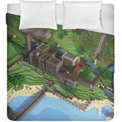 Green Village Miniature Technology Duvet Cover Double Side (king Size) by Bakwanart