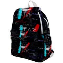 Stay Alive Top Flap Backpack by Bakwanart