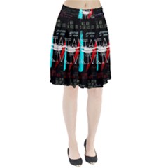 Stay Alive Pleated Skirt by Bakwanart