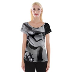 Stormtrooper Cap Sleeve Top by Bakwanart