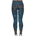 Position Of The Constellations Illustration Star Blue Lightweight Velour Classic Yoga Leggings View2