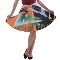 1 (209) A-line Skater Skirt by LeRoyJacks