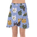 Cat Cat Background Animals Little Cat Pets Kittens Wrap Front Skirt View1