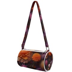 Flowers Petals Blossoms Art Flora Mini Cylinder Bag by 99art