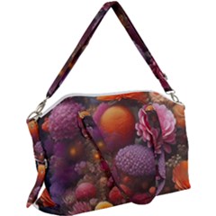 Flowers Blossoms Petals Blooms Canvas Crossbody Bag by 99art